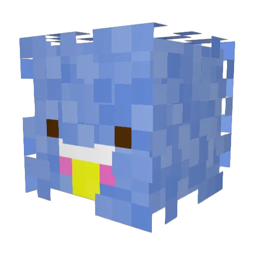 KawaiiChancx Minecraft avatar head, 3D render