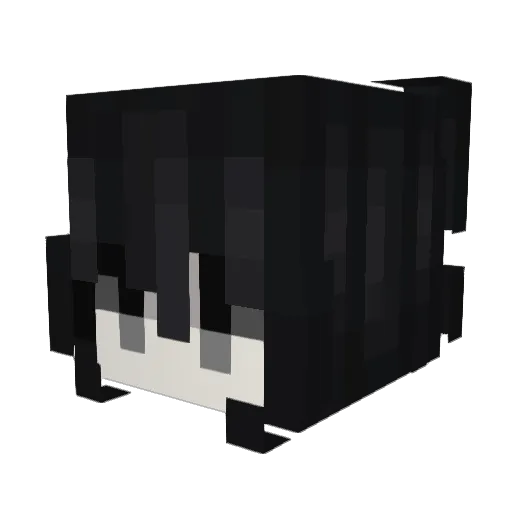 KawaiiXP Minecraft avatar head, 3D render