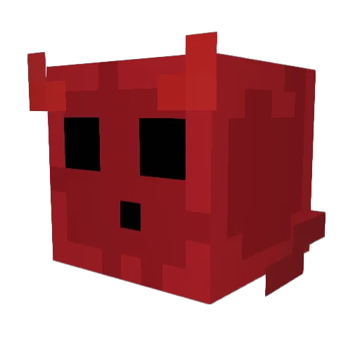 Kawoz_ Minecraft avatar head, 3D render
