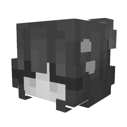 Kay1ey Minecraft avatar head, 3D render