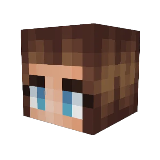 KayCritter Minecraft avatar head, 3D render