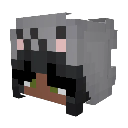 KayItzMe Minecraft avatar head, 3D render