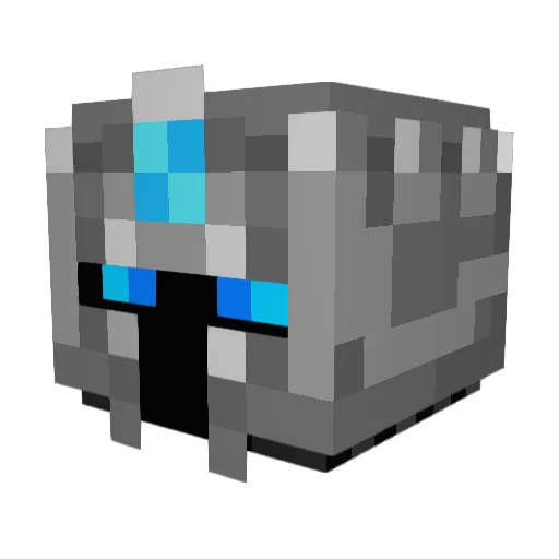 KayKinsbergen Minecraft avatar head, 3D render