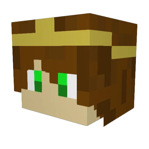 KayMando Minecraft avatar head, 3D render