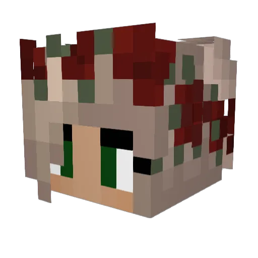 KayMar Minecraft avatar head, 3D render