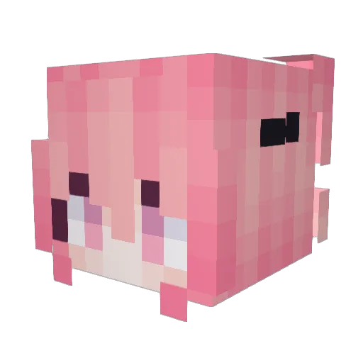 KayPiDKeu Minecraft avatar head, 3D render