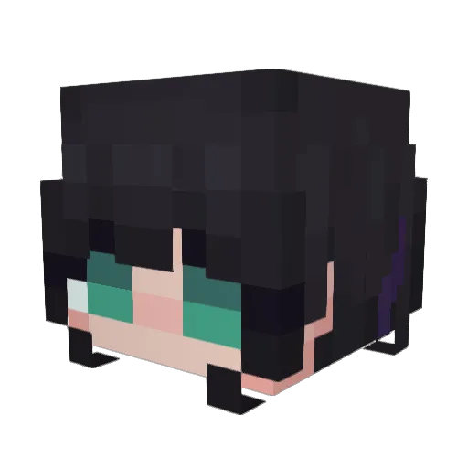 KayRhem Minecraft avatar head, 3D render