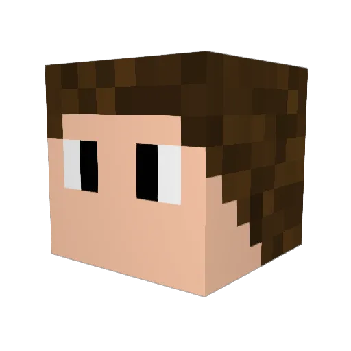 KayVee55 Minecraft avatar head, 3D render