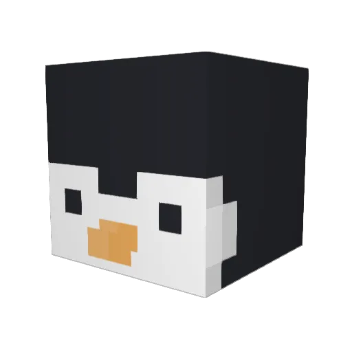 Kay_35 Minecraft avatar head, 3D render