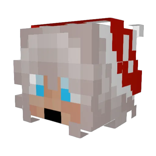 Kay_Does_Gaming Minecraft avatar head, 3D render