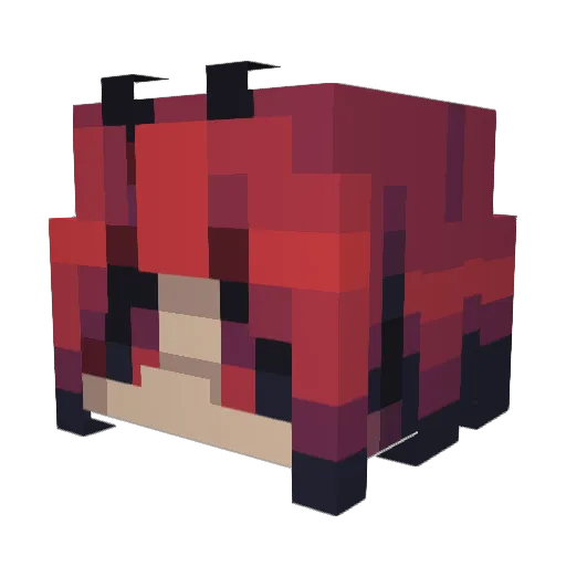 Kaya85 Minecraft avatar head, 3D render