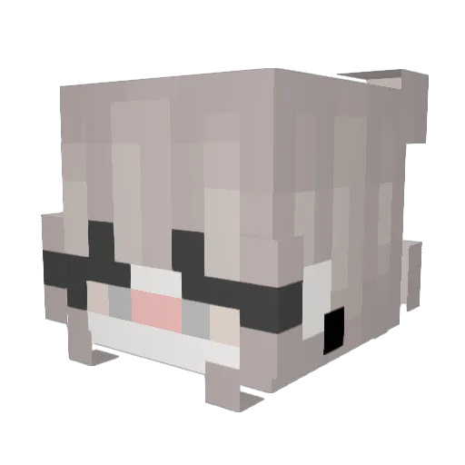 KayaEmber Minecraft avatar head, 3D render