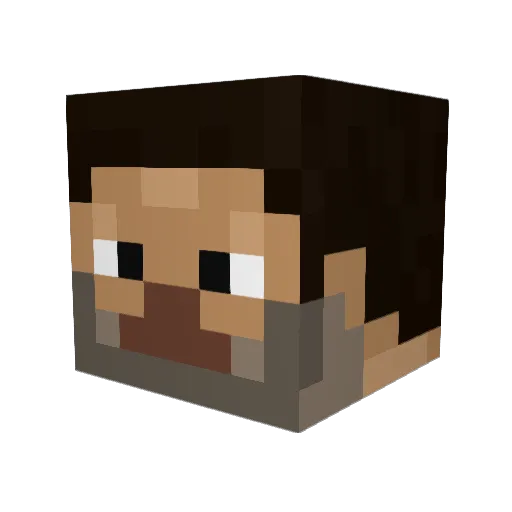 KayaKill Minecraft avatar head, 3D render