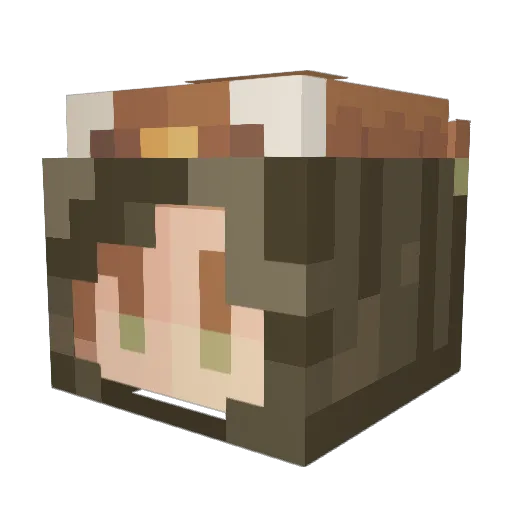 Kayaklara7 Minecraft avatar head, 3D render