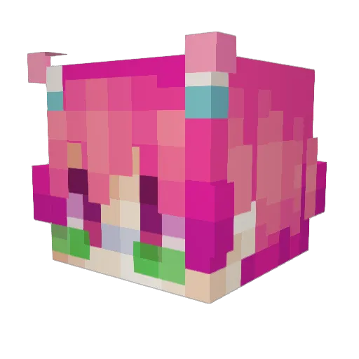 KayanoOffline Minecraft avatar head, 3D render