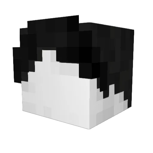 Kayasa Minecraft avatar head, 3D render