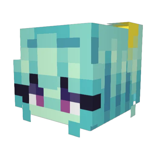 Kayayday Minecraft avatar head, 3D render