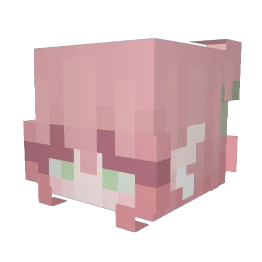 KaydenInk Minecraft avatar head, 3D render