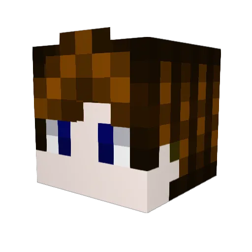 KaygePlay Minecraft avatar head, 3D render