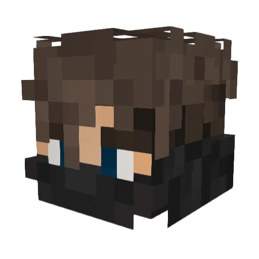 KaygoX Minecraft avatar head, 3D render
