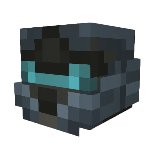 Kayjoblani Minecraft avatar head, 3D render