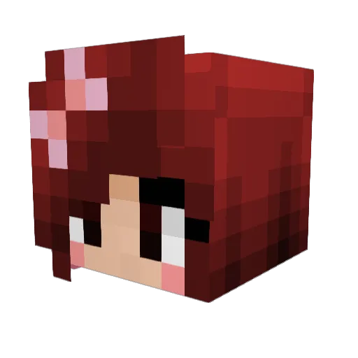 Kayla1572 Minecraft avatar head, 3D render