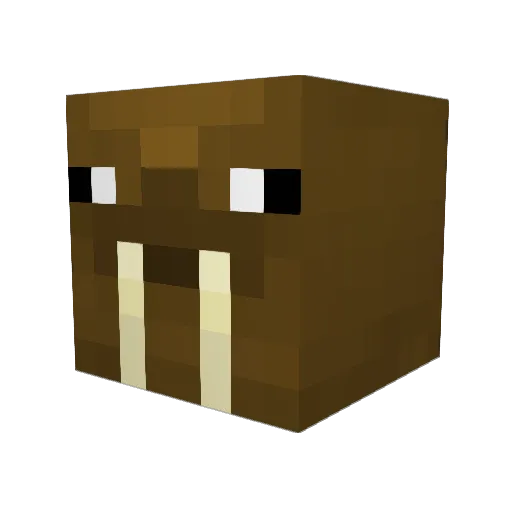 Kayla1D Minecraft avatar head, 3D render