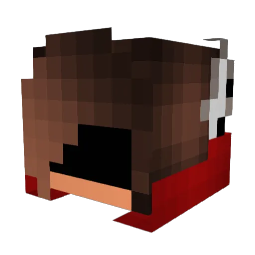 KaylaWorld01 Minecraft avatar head, 3D render