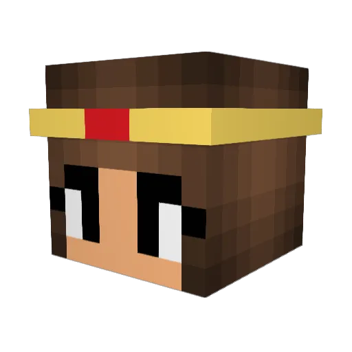 Kayla_091501 Minecraft avatar head, 3D render