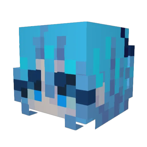 Kaylee_moonfog1 Minecraft avatar head, 3D render