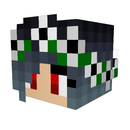 Kayleeann428 Minecraft avatar head, 3D render