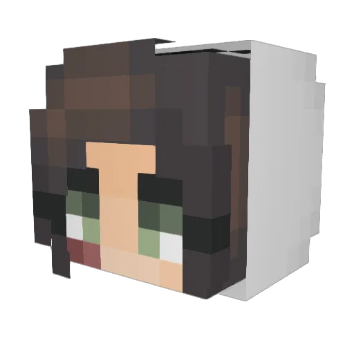 Kayli__Marie Minecraft avatar head, 3D render
