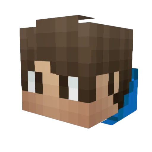 Kaymace01 Minecraft avatar head, 3D render