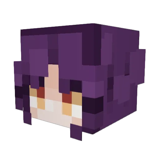 KaymeeArtheart Minecraft avatar head, 3D render