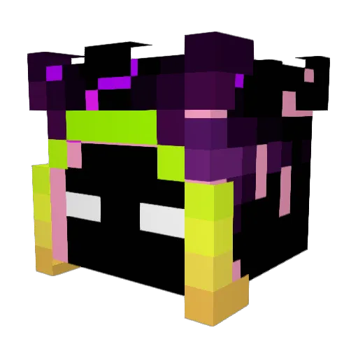Kayne_Wschud Minecraft avatar head, 3D render