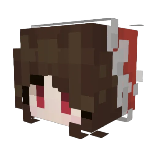 Kayr15313 Minecraft avatar head, 3D render