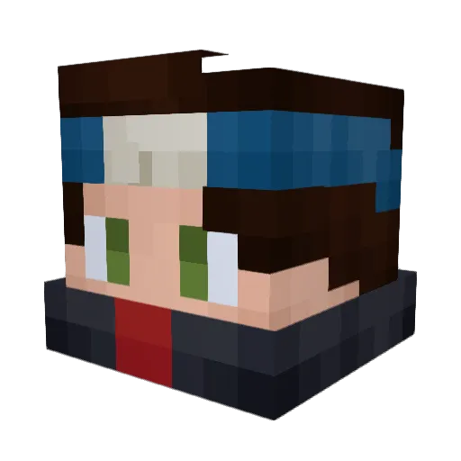 KayraPKG Minecraft avatar head, 3D render