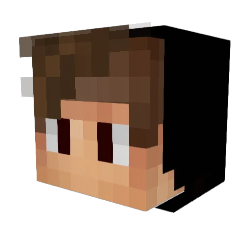 KayraSpammer Minecraft avatar head, 3D render