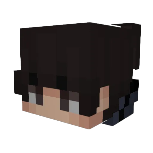 Kays_duf Minecraft avatar head, 3D render