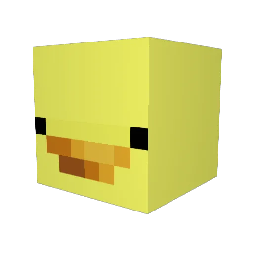 Kayserilisucuk Minecraft avatar head, 3D render