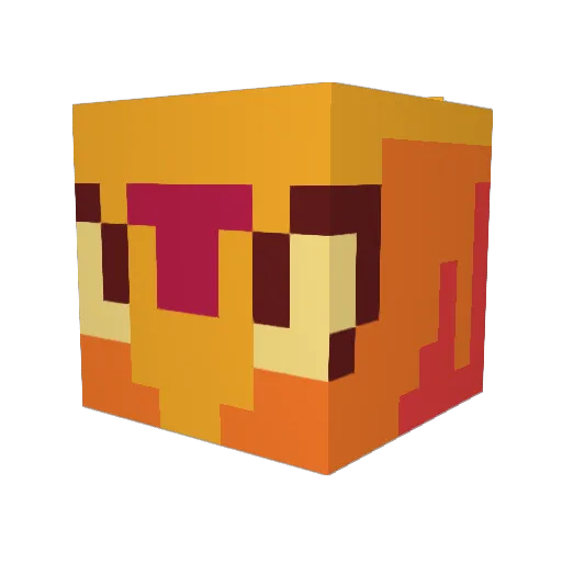 Kaytah Minecraft avatar head, 3D render