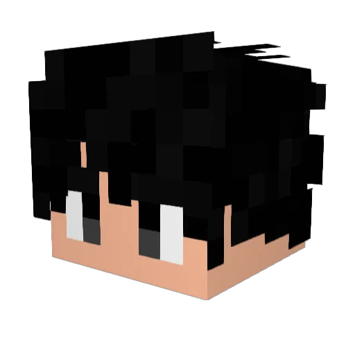 Kaytoh Minecraft avatar head, 3D render