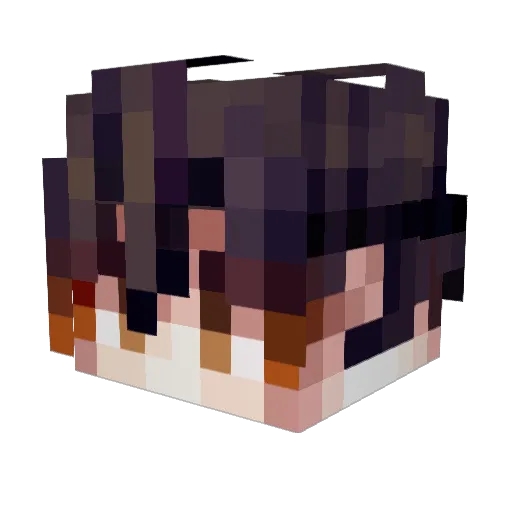 Kaytos7 Minecraft avatar head, 3D render