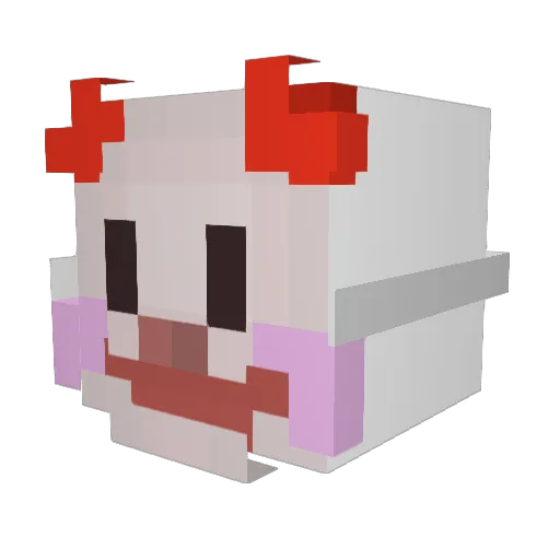 Kayumiz Minecraft avatar head, 3D render