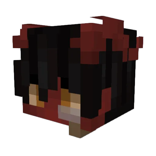 Kayunin Minecraft avatar head, 3D render