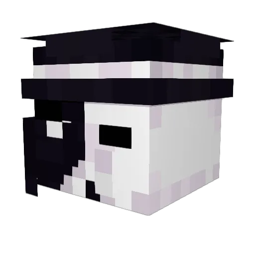 Kaywinroo Minecraft avatar head, 3D render