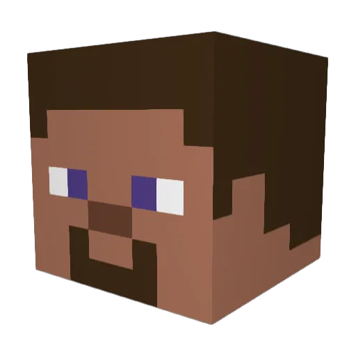 Kayz0rr Minecraft avatar head, 3D render