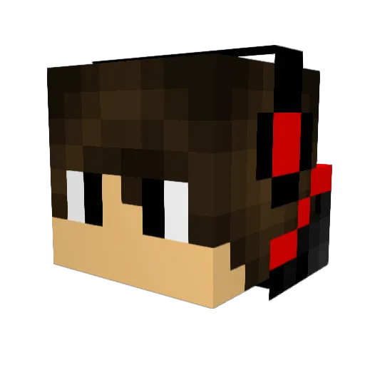 Kayz3n Minecraft avatar head, 3D render