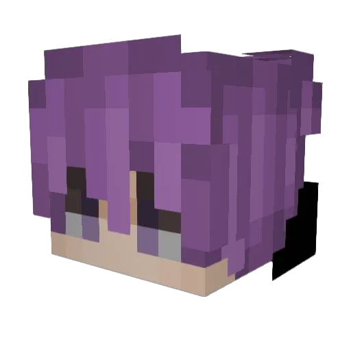 Kaz2910 Minecraft avatar head, 3D render