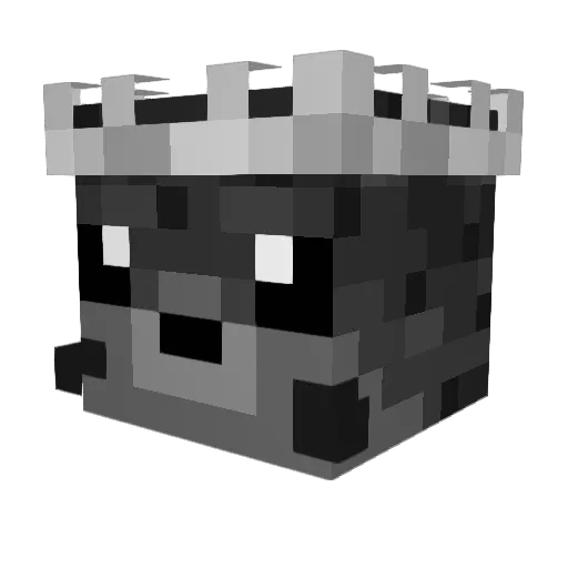 Kazaeee Minecraft avatar head, 3D render